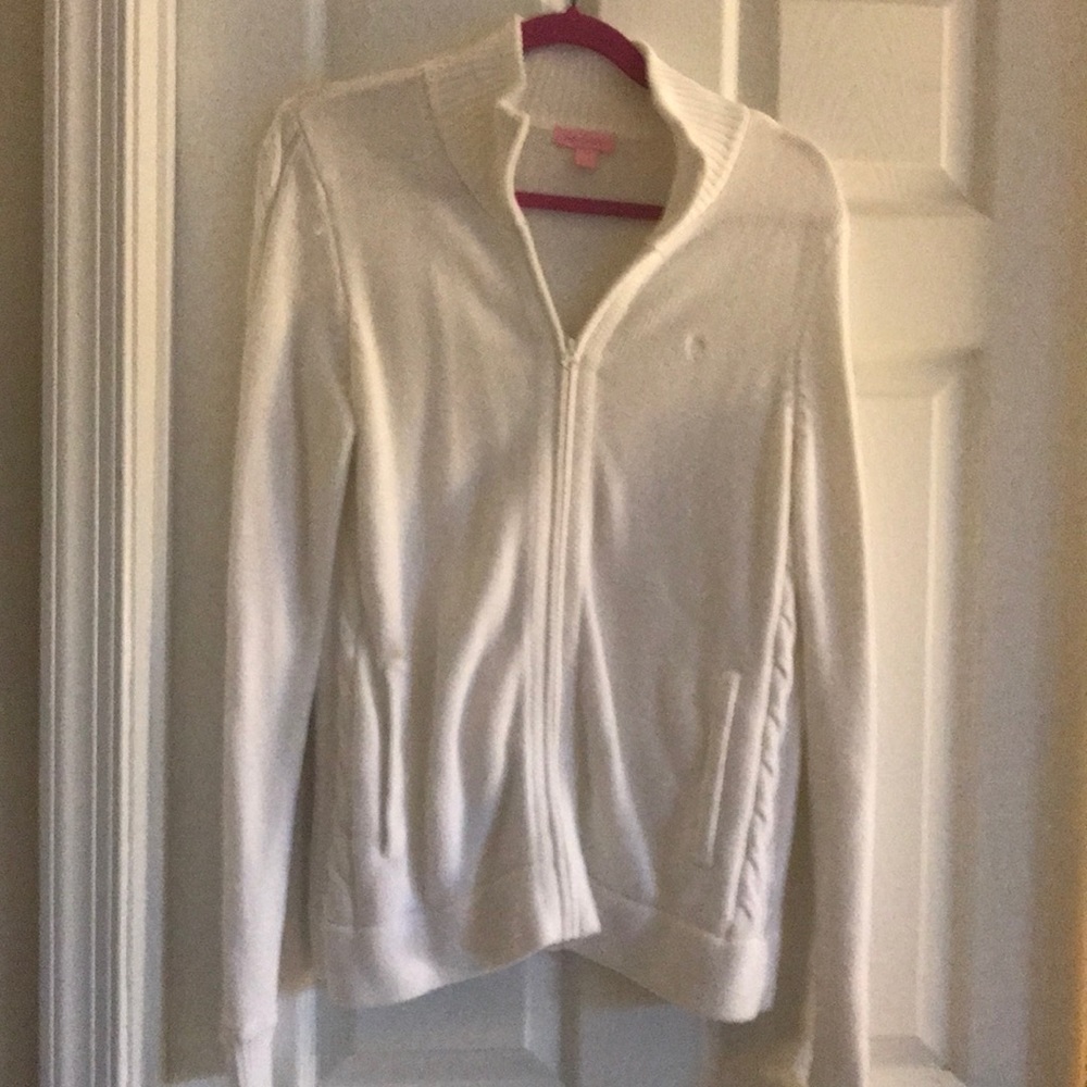 Lily cotton zip sweater -size medium